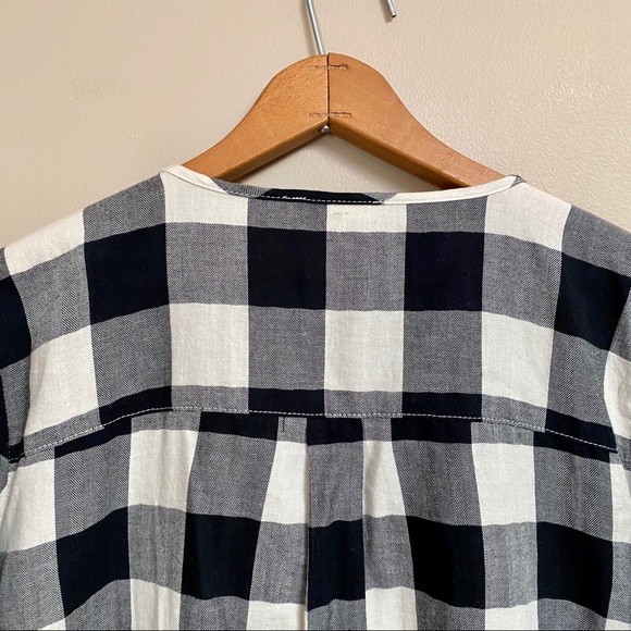 Miss Love black and white buffalo plaid shirt - Picture 7 of 8